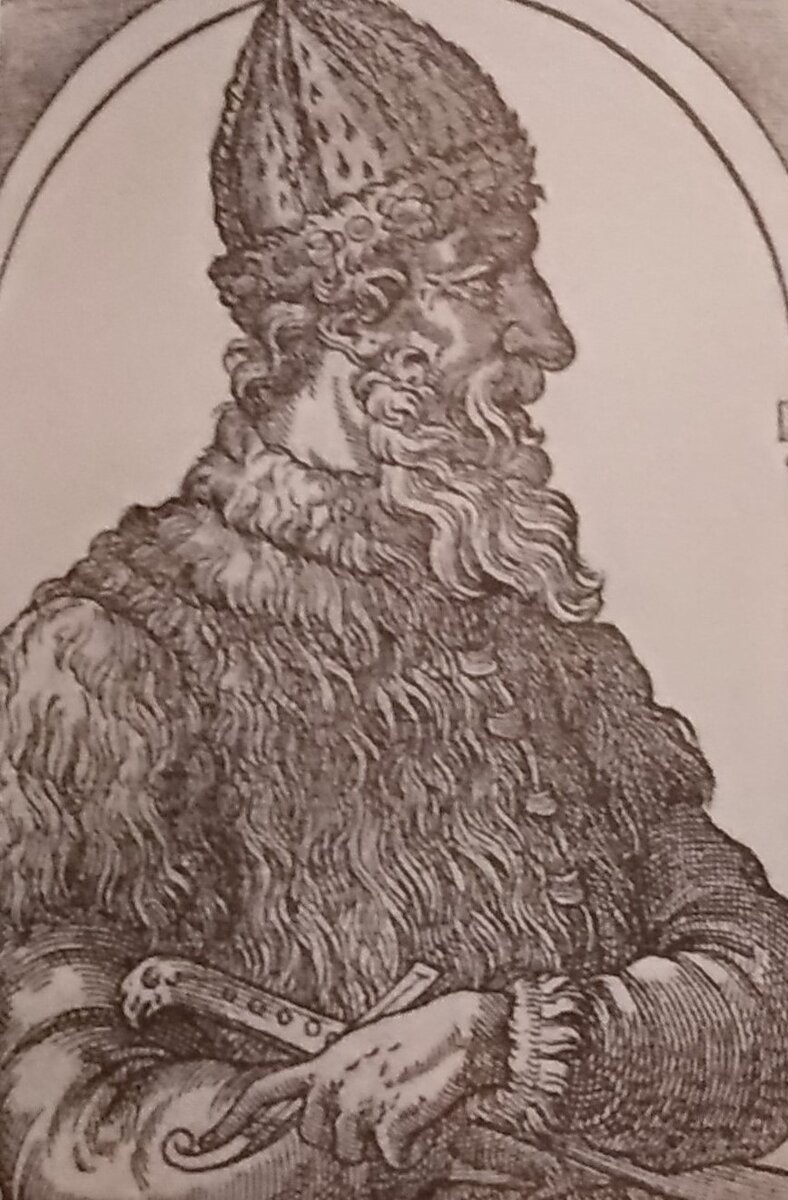 Иван III, великий князь московский в 1462 -1505 годах, первый государь всея Руси (с 1485 года), старинное изображение. Фото автора