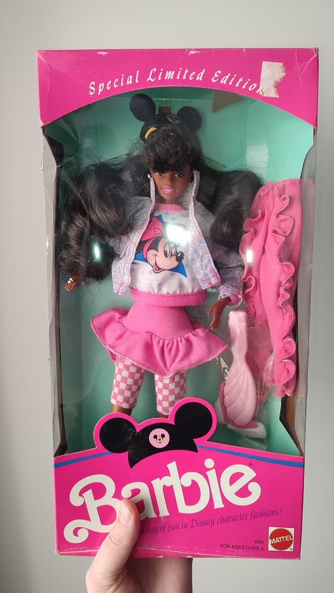 Barbie Disney Character African American Doll Special Limited Edition 1990