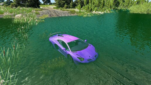 Утопил Ламборгини В БОЛОТЕ в BeamNG Drive Челлендж!