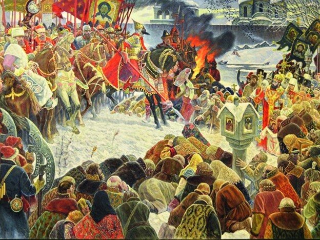 Новгородский разгром глазами современных художников. Из открытых источников