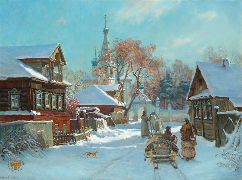 Анатолий Анатольевич Коробкин. "Перед Рождеством", 2011 год