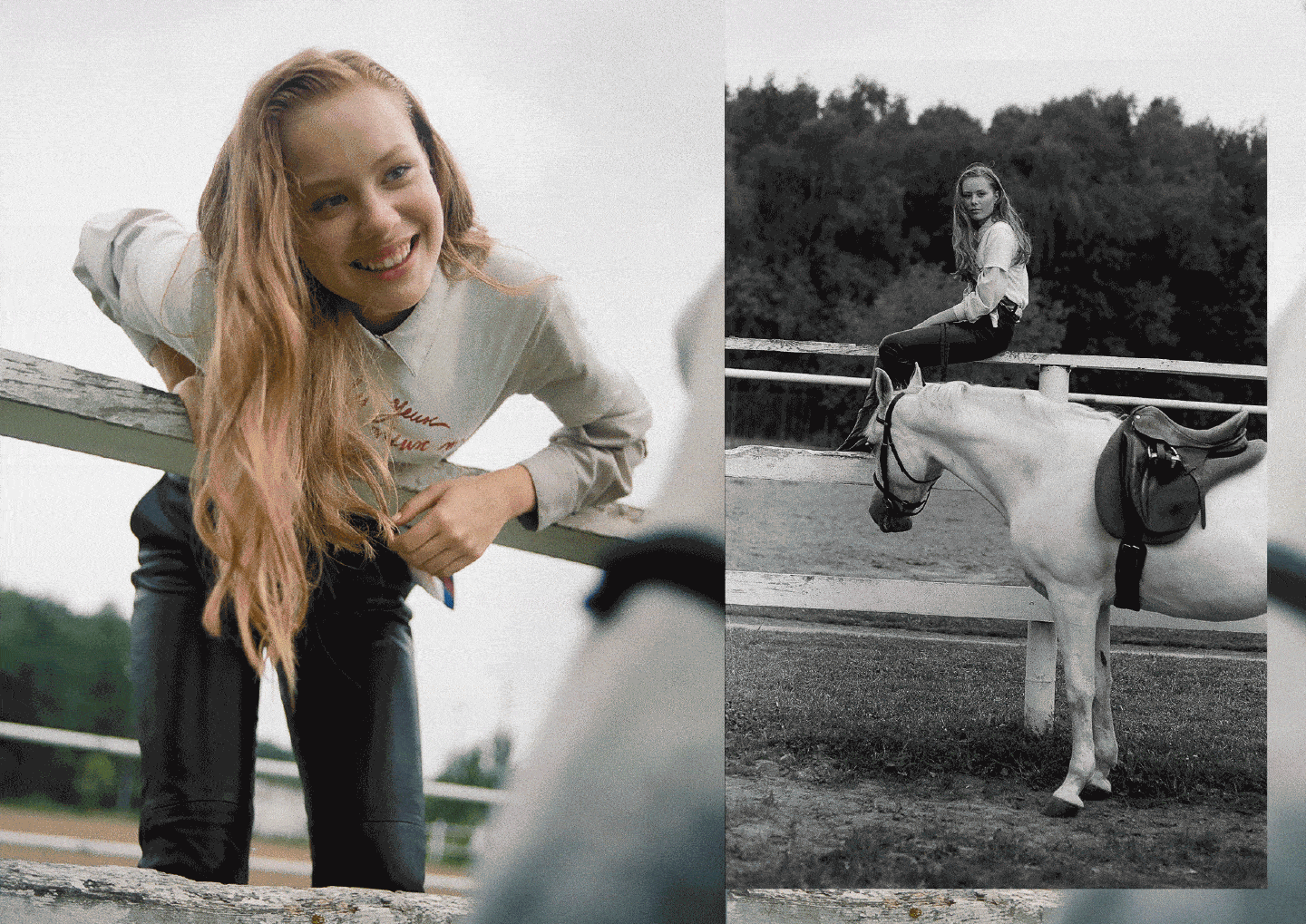 Блузка, топ, ботинки и серьги, все Dior; брюки, платок, все Versace