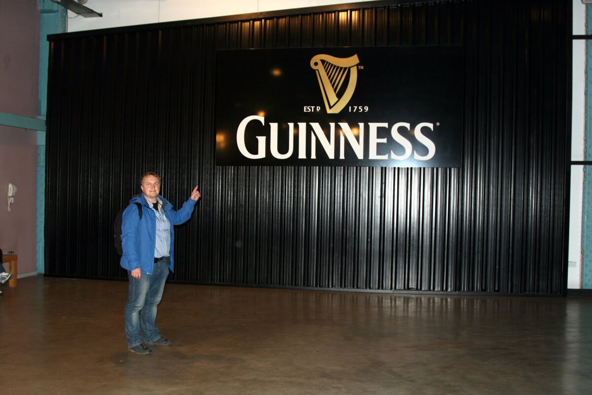 В Guinness Storehouse (фото автора)