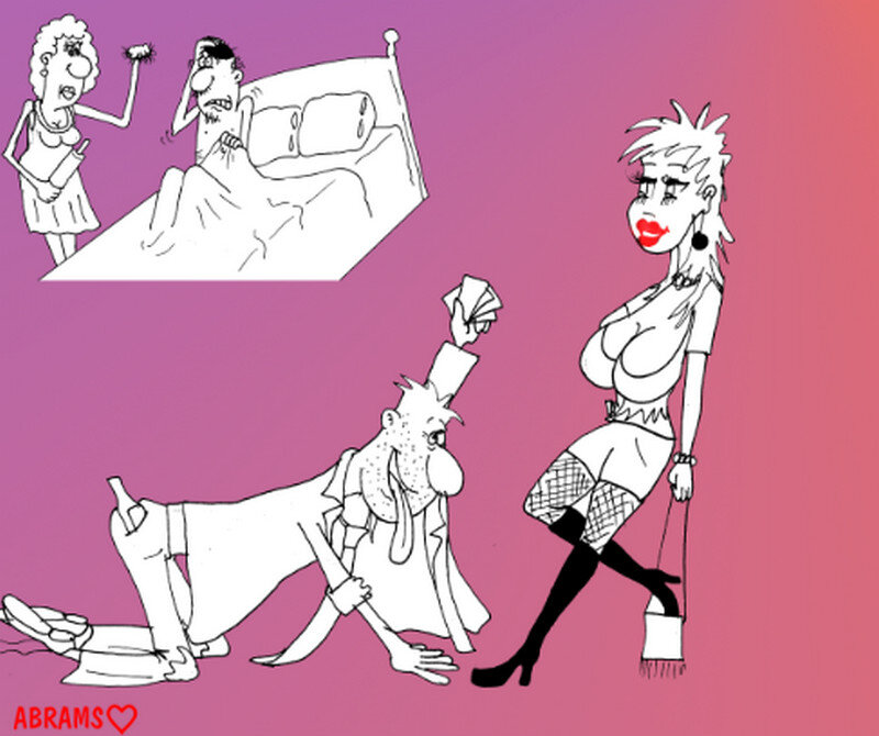 Карикатура-работа автора канала "Любовь - зла". ©All rights reserved