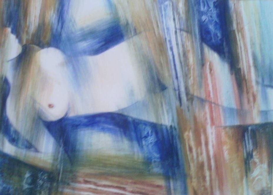 Елена Литвиненко. "В мечтах", 2017 г. б., акв.