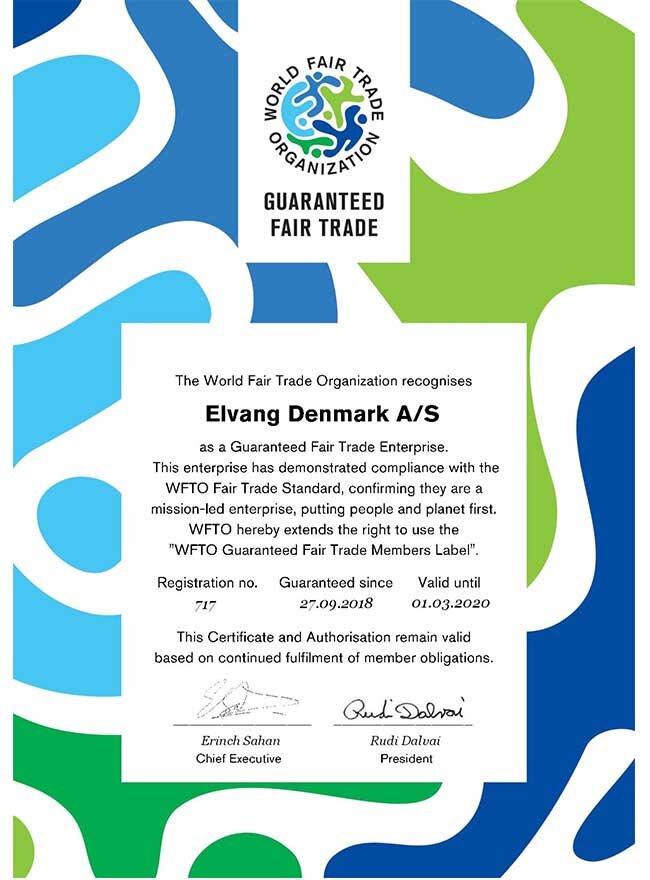 Пледы Elvang,  Дания Сертификаты 
