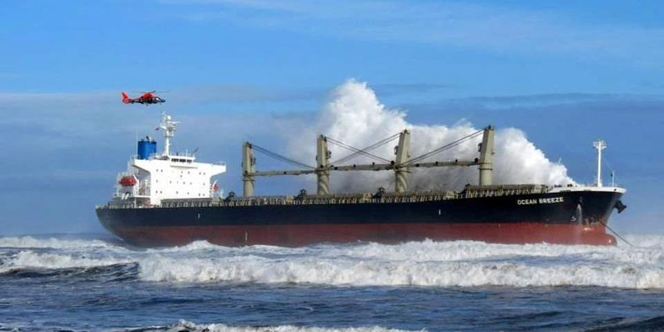 Пароходами бриз. Bulk Carrier судно.