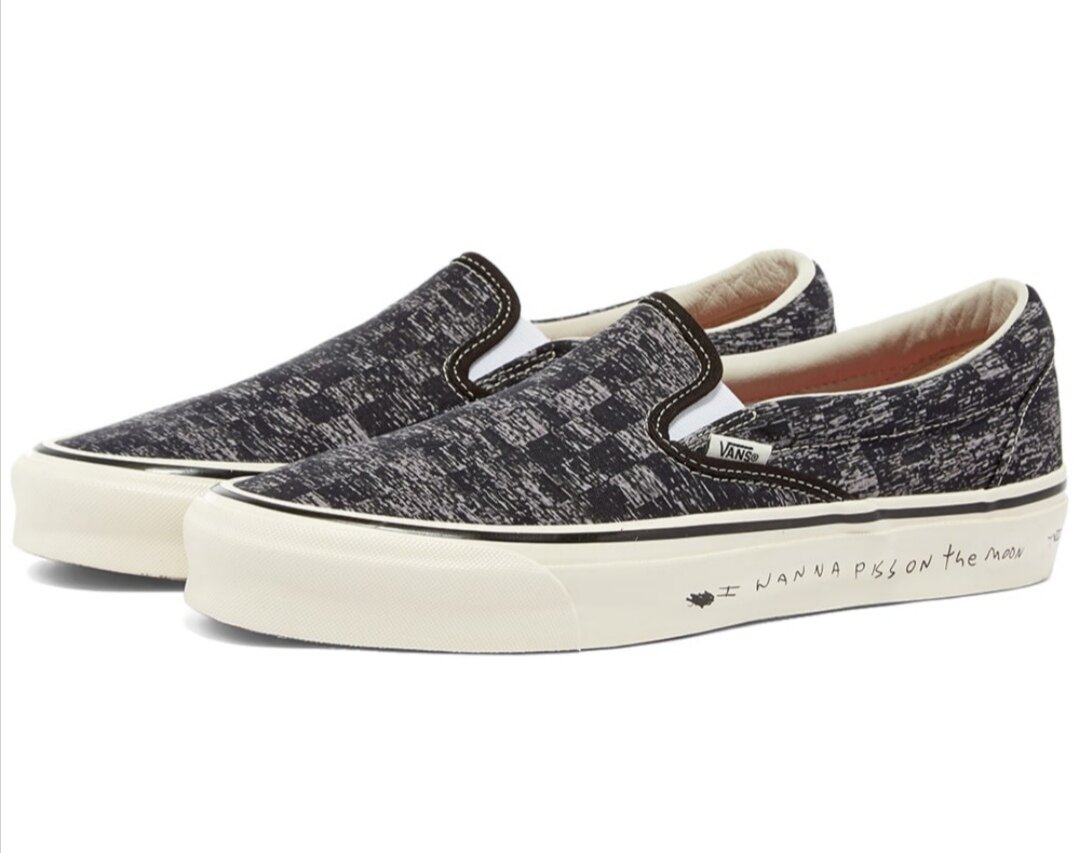 VANS VAULT X RAISED BY WOLVES BY JIM GOLDBERG OG SLIP ON LX