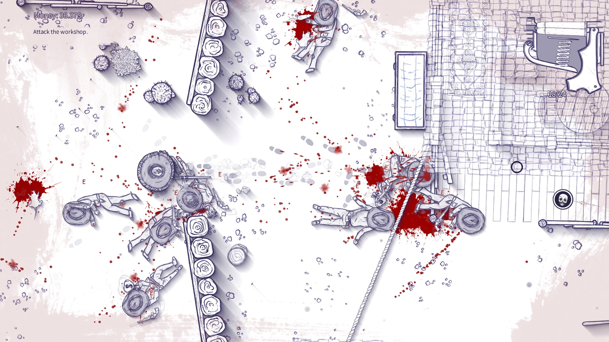 Скриншот  12 is Better Than 6 - предыдущей игры от Ink Stains Games 