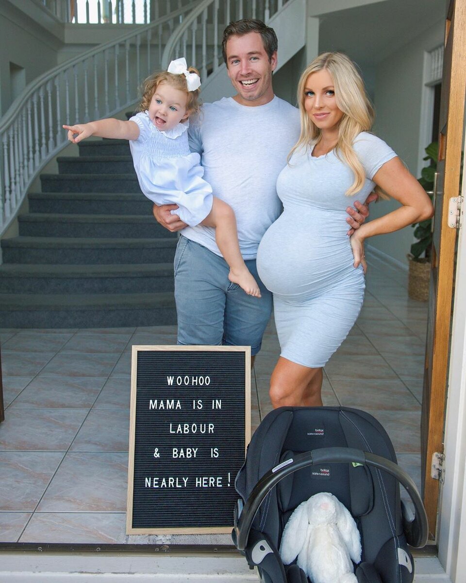 Фото прямо перед родами