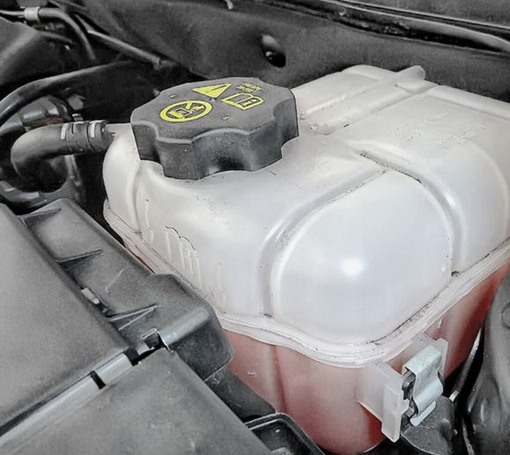 coolant level opel astra h
