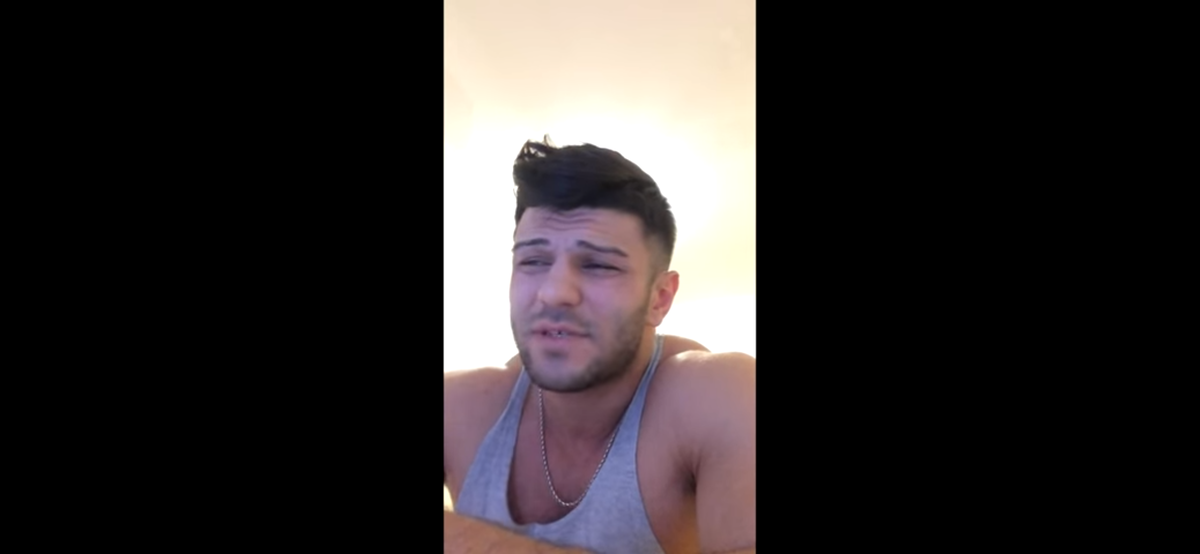 Вячеслав Поздняков, блюститель женского целомудрия россиянок, бежавший в Польшу от буквы закона РФ. Фото: Скриншот видео из соцсетей.