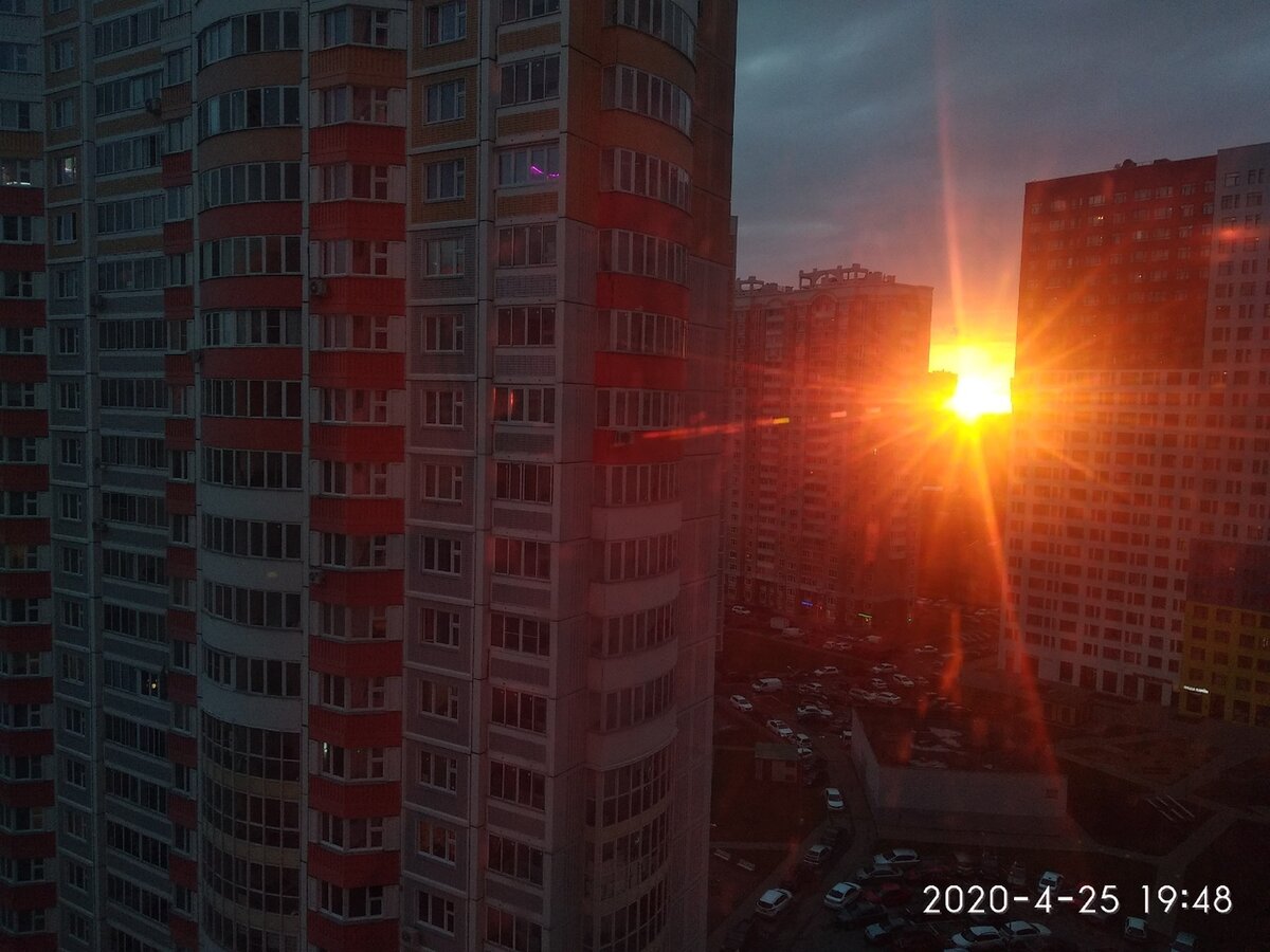 Вид из нашего окна. Безумная красота.