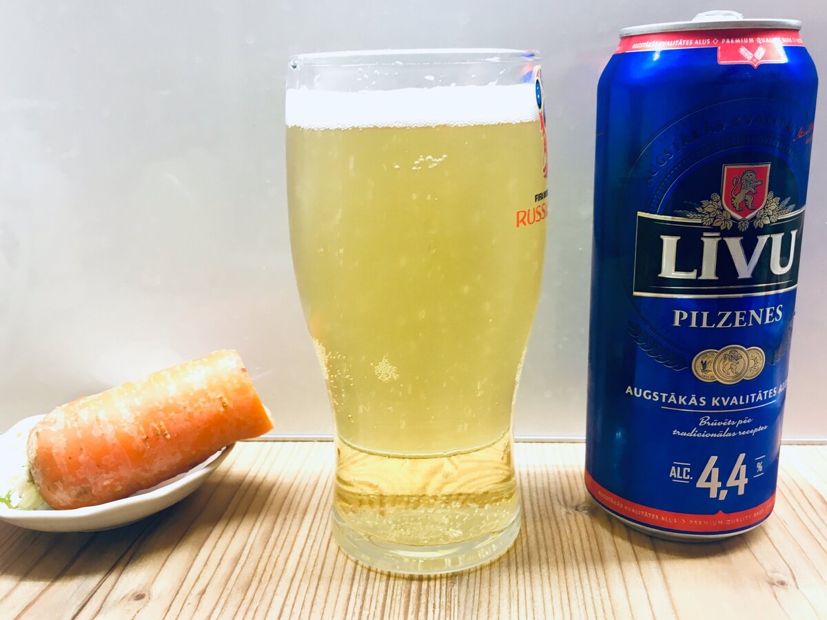 Пиво LIVU Pilzenes в банке.