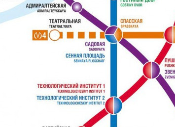 Театральная на схеме