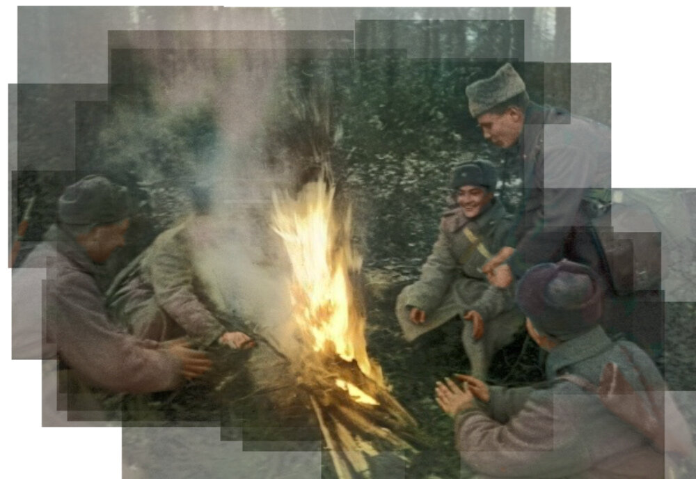 Солдаты 1-го Белорусского фронта на привале в районе города Ковеля. Украина. Волынская область. 1944 г. Автор: Александр Капустянский. Фотография использована в качестве иллюстрации.