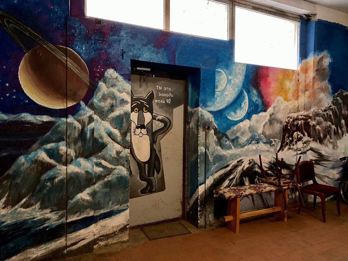 Внутри оказалось очень просторно.