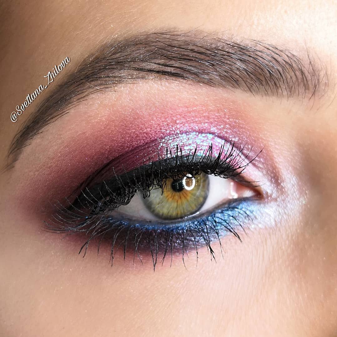 Как красить нижнее веко