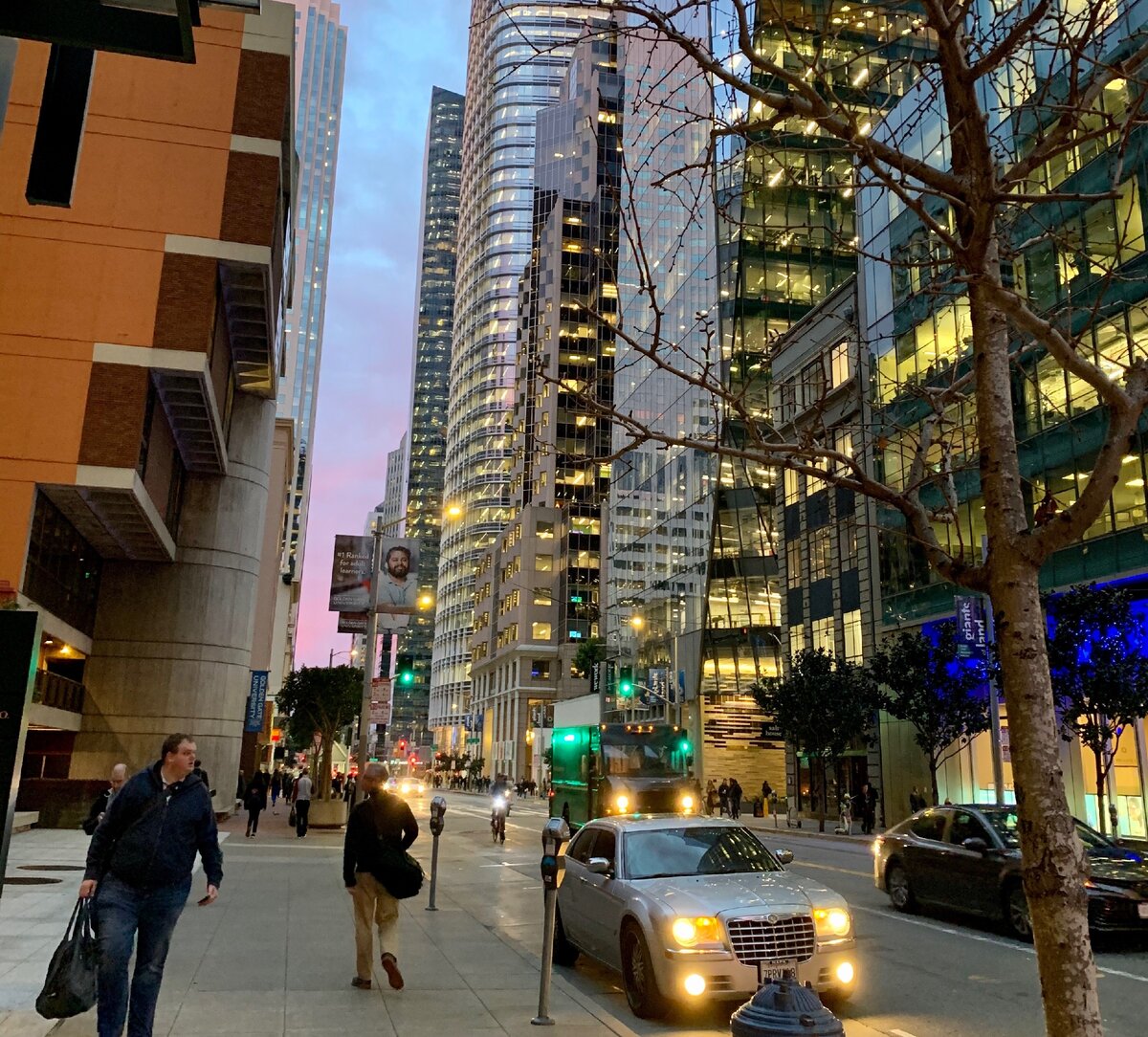 Офисный район Сан-Франциско: здесь всегда кипит жизнь