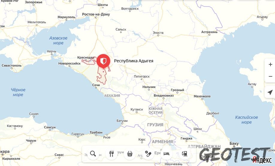 скриншот Яндекс-карт