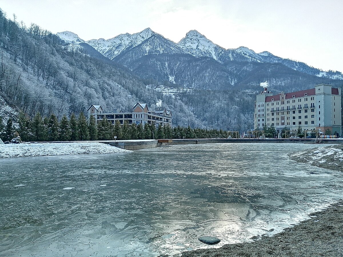 Новый 2020 год в Красной поляне. Фото автора. 