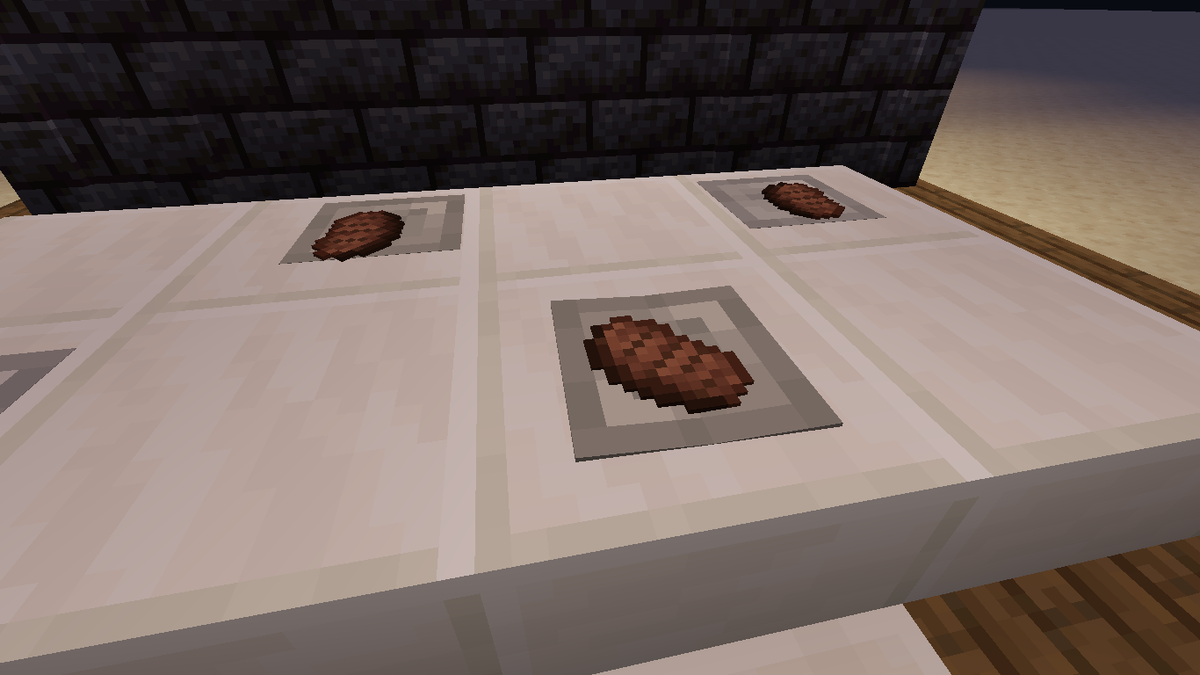 Так же на эти тарелки можно положить еду с помощью невидивых рамок