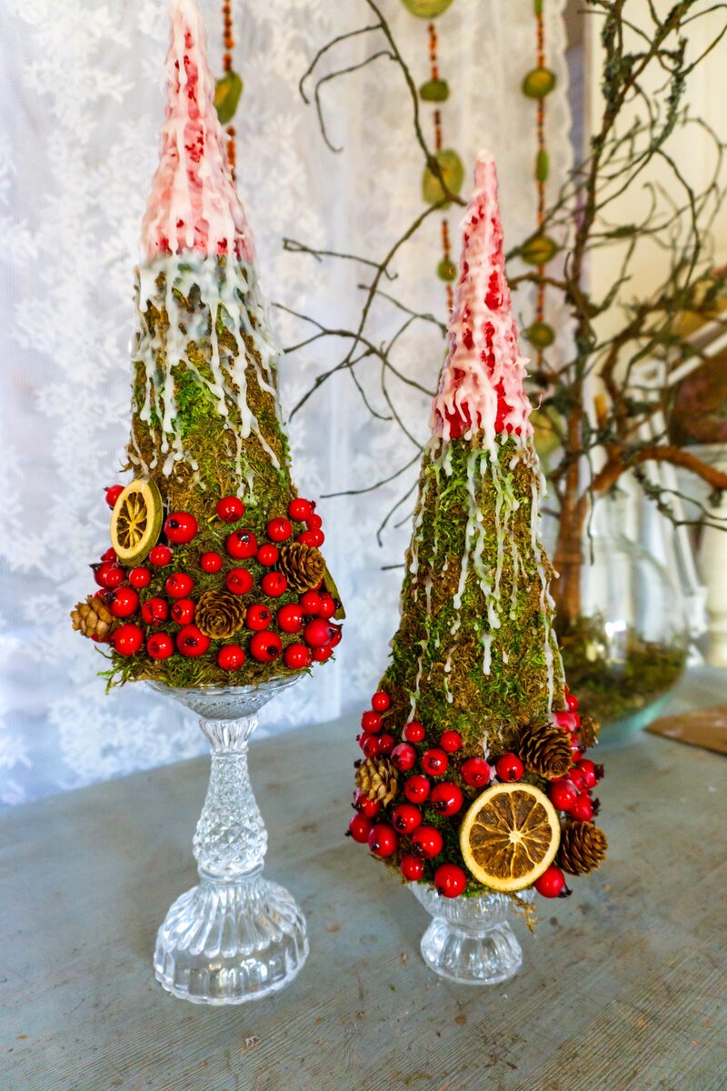 Ёлочки в разных бокалах