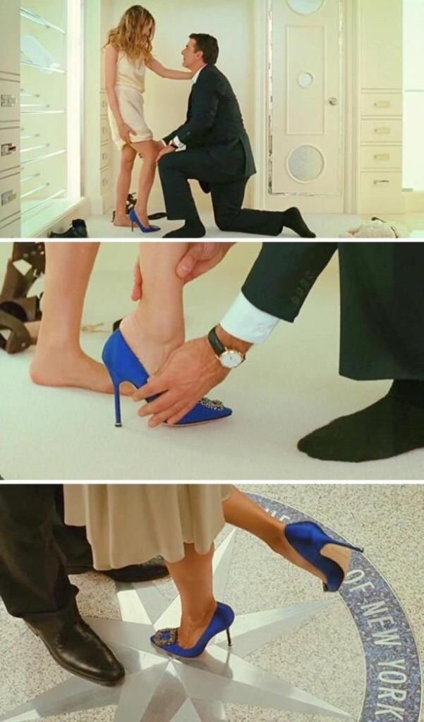 Модель туфель Кэрри называет Hangisi Manolo Blahnik