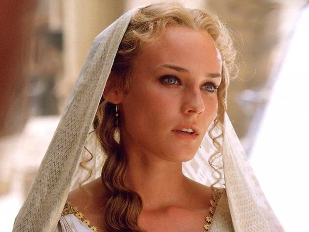 Диана Крюгер, в роли Елены Прекрасной (Троянской), в кинофильме "Троя" 2004 года