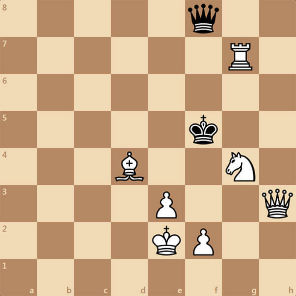 №1. мат в 1 ход, ход белых