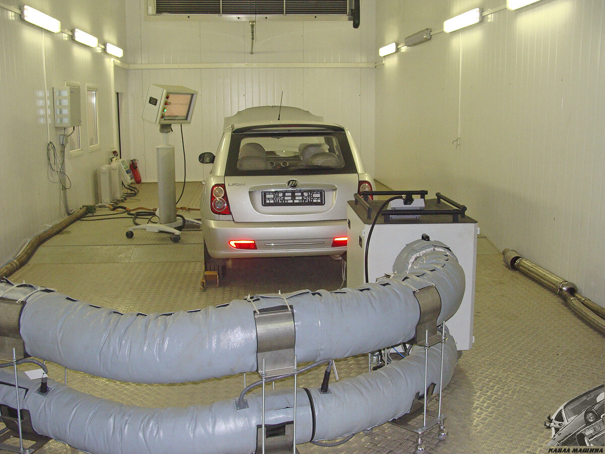 А вот Lifan 1133 снят в лаборатории автополигона НАМИ на сертификационных испытаниях