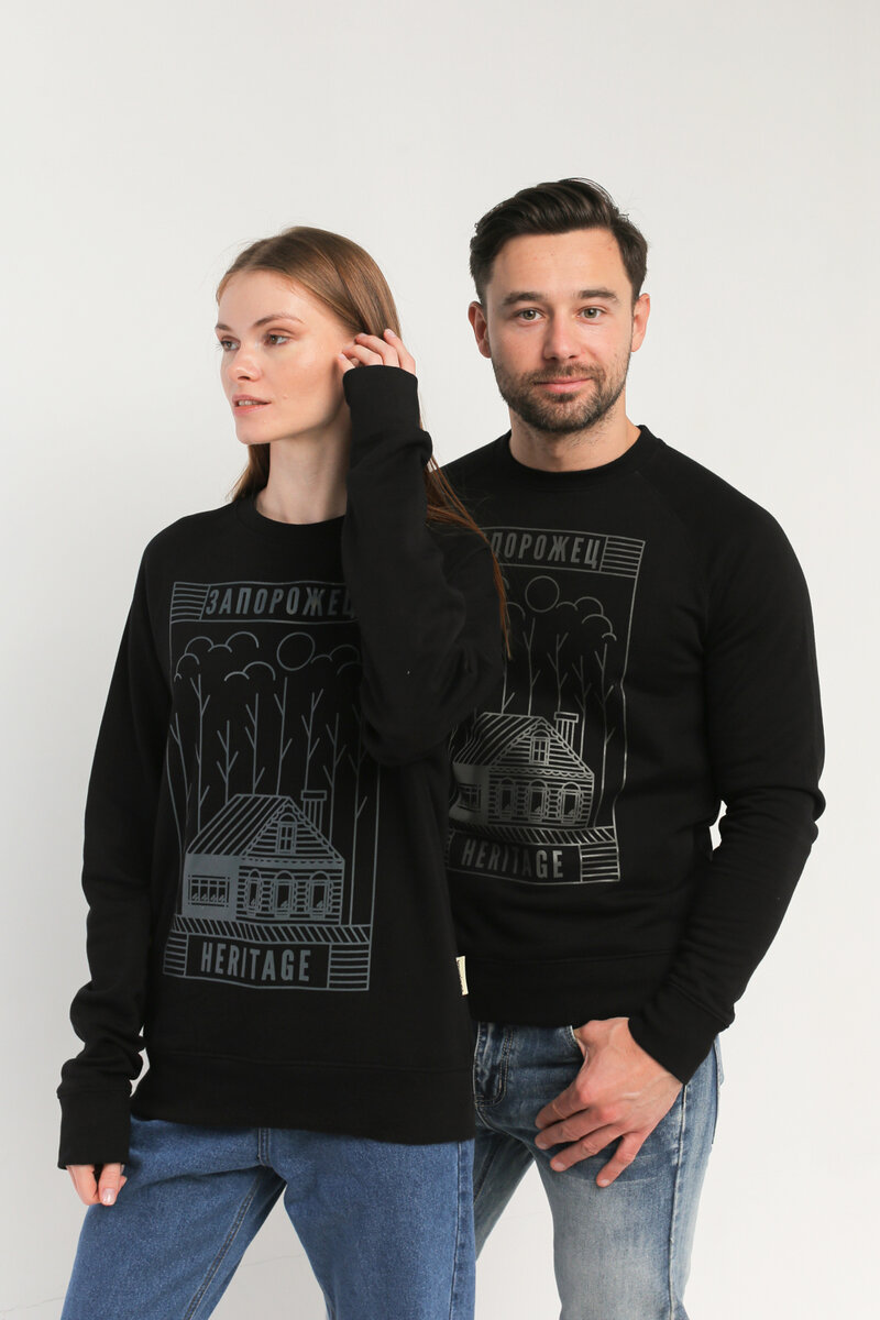 ТОЛСТОВКА ЗАПОРОЖЕЦ IZBUSHKA LINE BLACK - 1 995₽