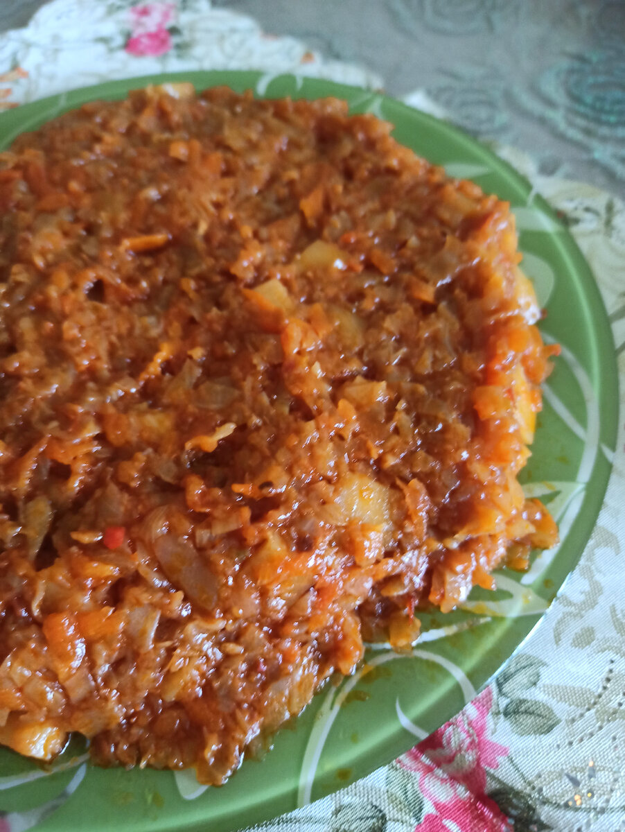 Картошка с тушенкой и капустой