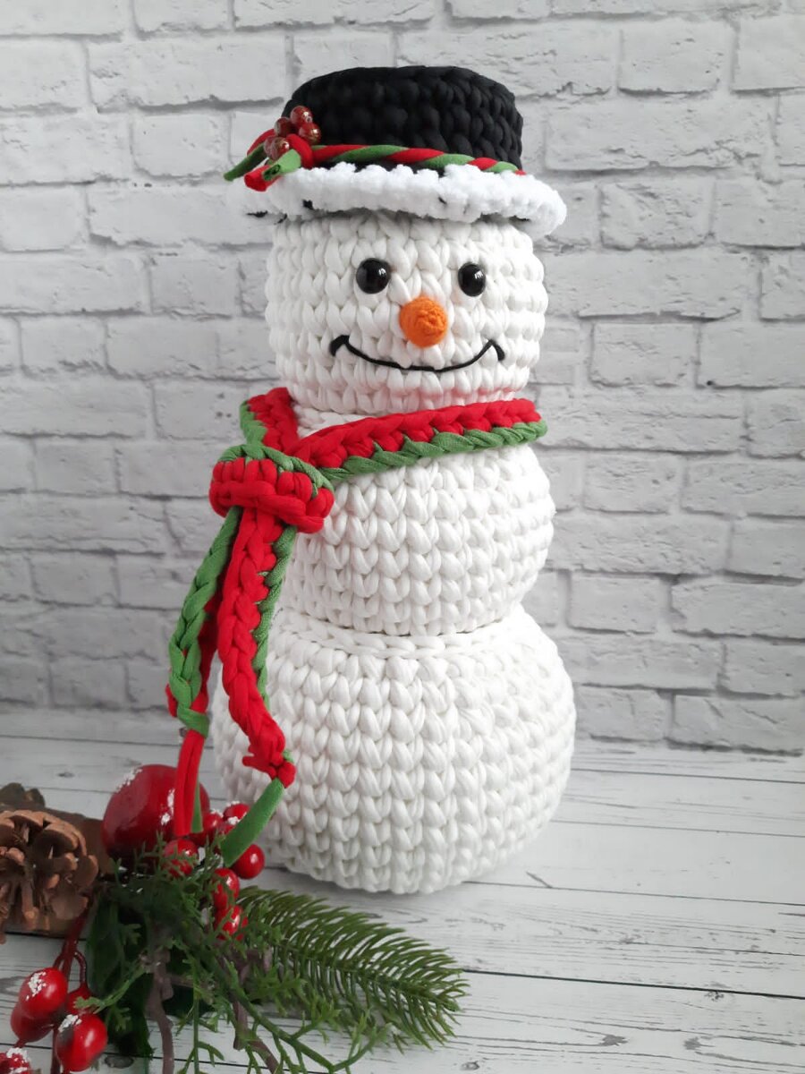 снеговик, мастер класс снеговик