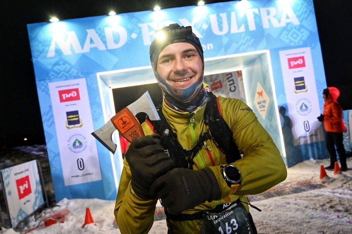 Победитель 100-мильной гонки Руслан Крысов. Фото: организаторы.