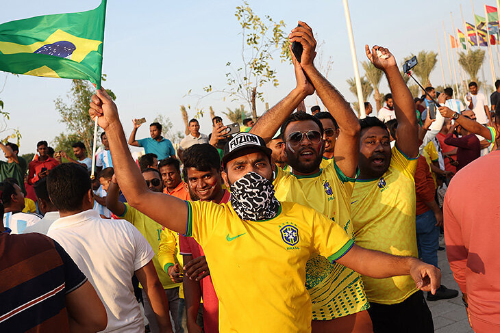 Болельщики сборной Бразилии. Фото с сайта siol.net