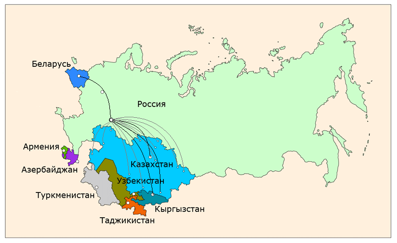 СНГ без Грузии.