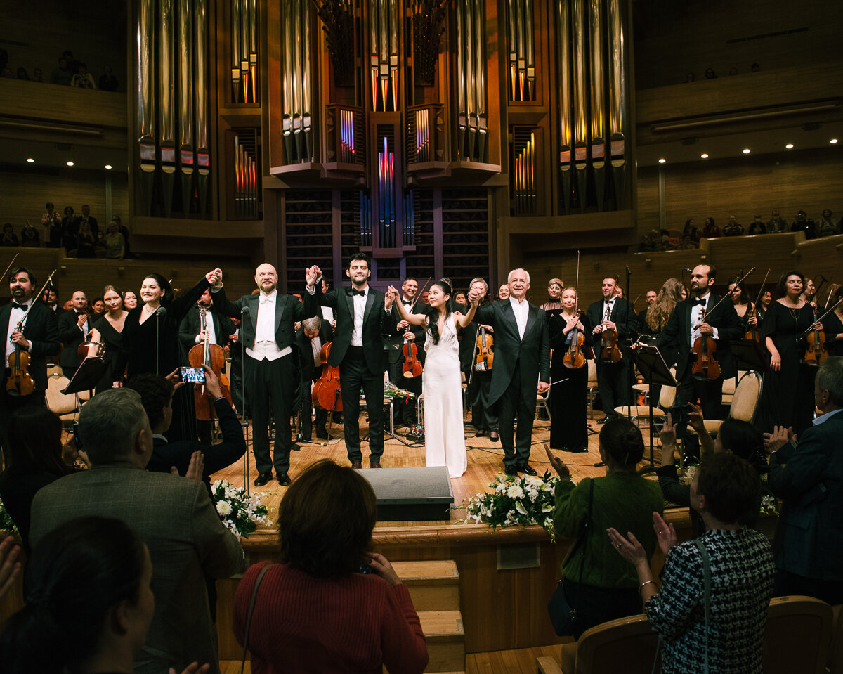 Владимир Спиваков, Хибла Герзмава, Бехзод Давронов, Шио Окуи, Владислав Сулимский, Национальный филармонический оркестр России