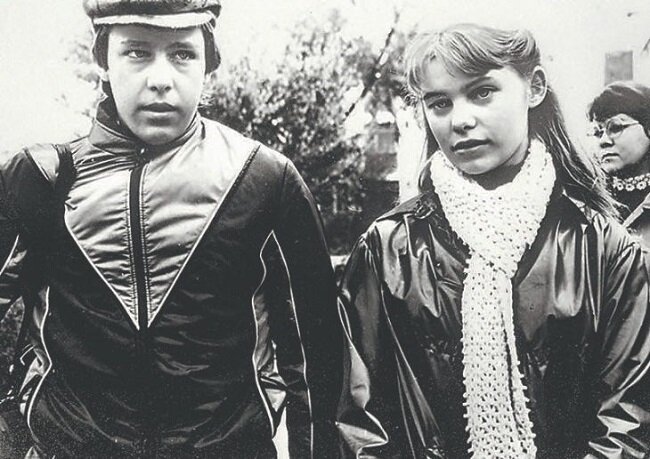 Фото Михаила Ефремова и Ольги Машной со съёмок фильма «Всё наоборот» (1981). https://www.kino-teatr.ru/