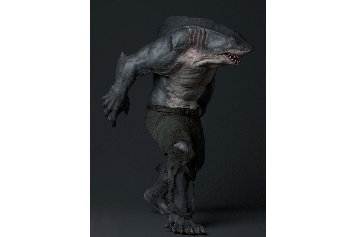 Фото из открытых источников. Человек-акула.