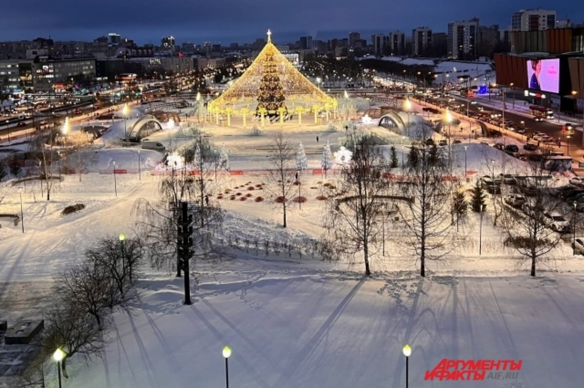    Температура в Перми 8 января упала на 17 градусов ниже нормы