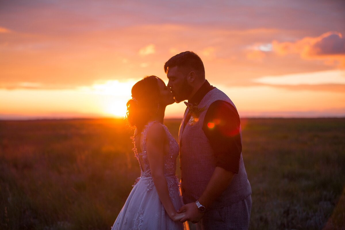 Я с женой на закате