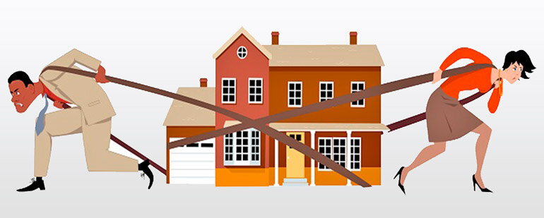 Как разделить частный жилой дом между супругами после развода