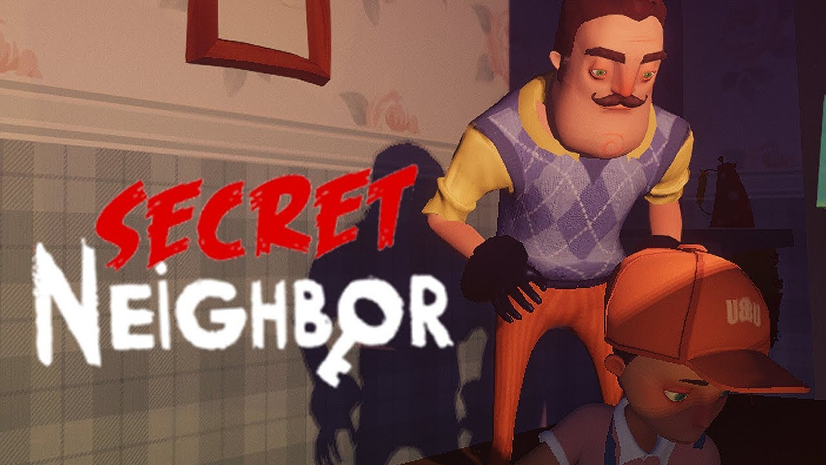 Хоррор привет соседи. Игра секрет секрет соседа. Секрет нейбор сосед. Игра секреты привет сосед. Привет сосед секрет нейбор.
