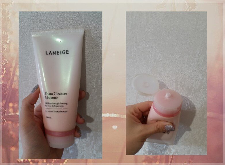 На фото пенка для умывания Laneige - Foam Cleanser Moisture