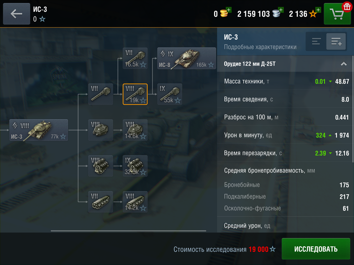  Вооружение в игре