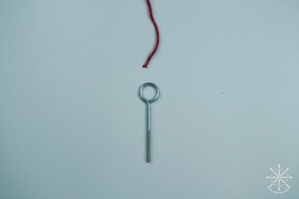 Как вязать узел клинч - шаг 1