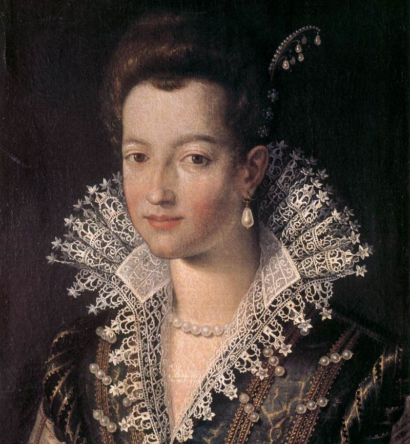 Мария Медичи, 1590. Художник Санти ди Тито