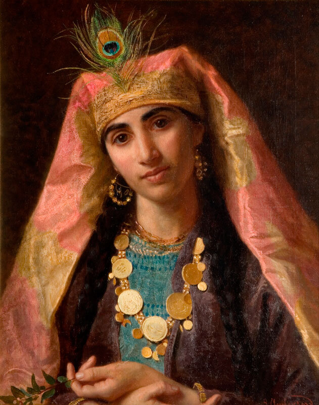 Софи Жанжамбр Андерсон. Шахерезада, ок. 1850