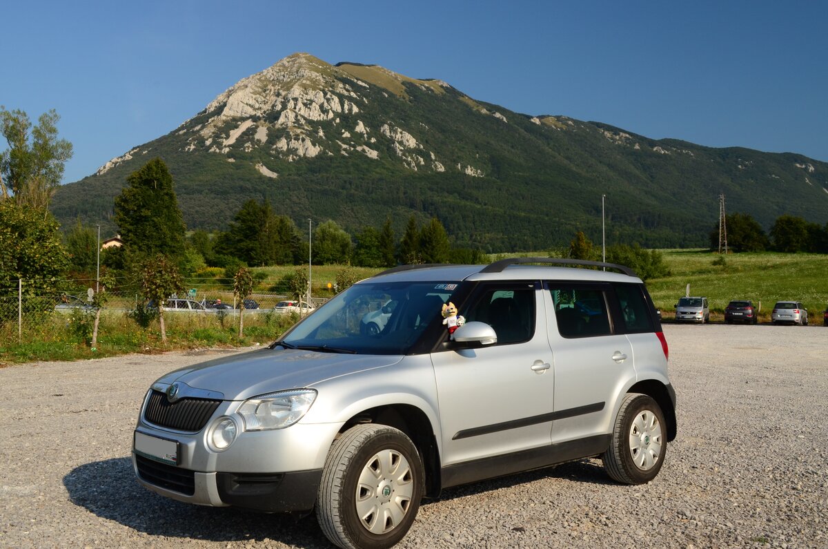 Skoda Yeti  2012г у гор в Словении